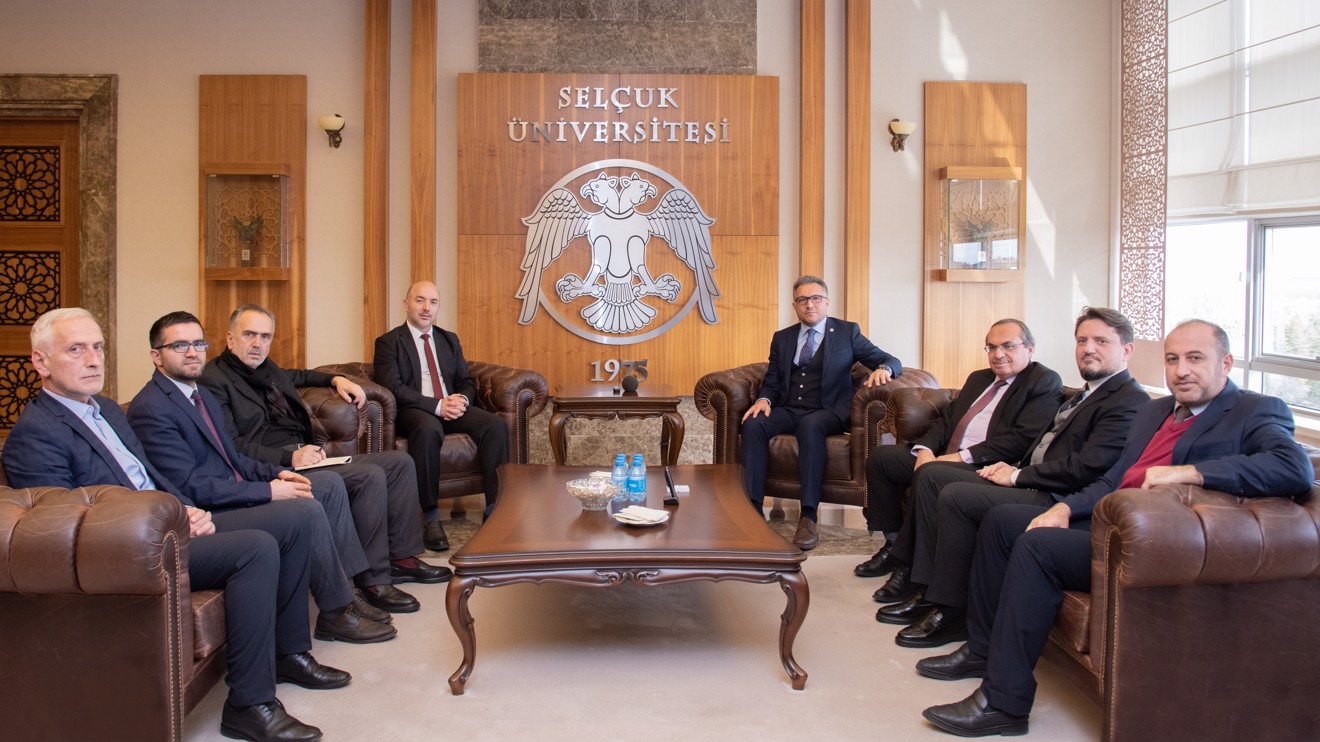 Selçuk Üniversitesine Kosova Priştine Üniversitesinden ziyaret